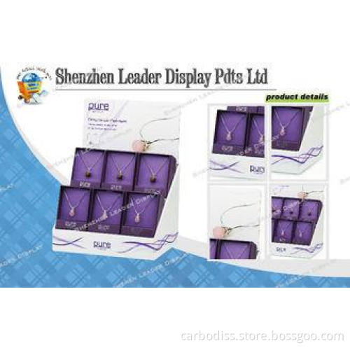 Jewelry Cardboard Counter Display Boxes